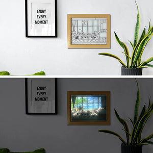 Decoration Lighting Painting LED Glowing Photo Frame