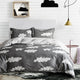 Reversible Oversized Bedding Quilt Bedspread - 3pcs