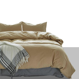 Comfort Cotton Solid Bedspread - 3pcs