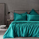 Solid Cotton Bedspread - 3pcs