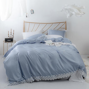 Soft Lace Bedspread Bedding Set - 3pcs