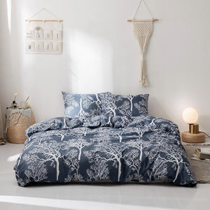 3pc Printed Bedspread Quilt Sets