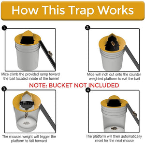 🎉Black Friday Deals 50% Off - Bucket Lid Mouse Trap