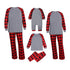 Family Matching Gray Plaid Family Look Pajama Set