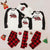 Family Matching Mama&Papa Bear Plaid Print Pajamas Sets